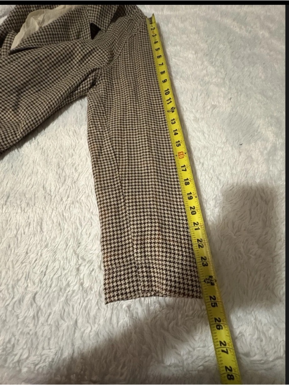 Free People We The Free Brown-Beige Plaid Beckett Boyfriend One
Button Blazer M - Picture 10 of 11